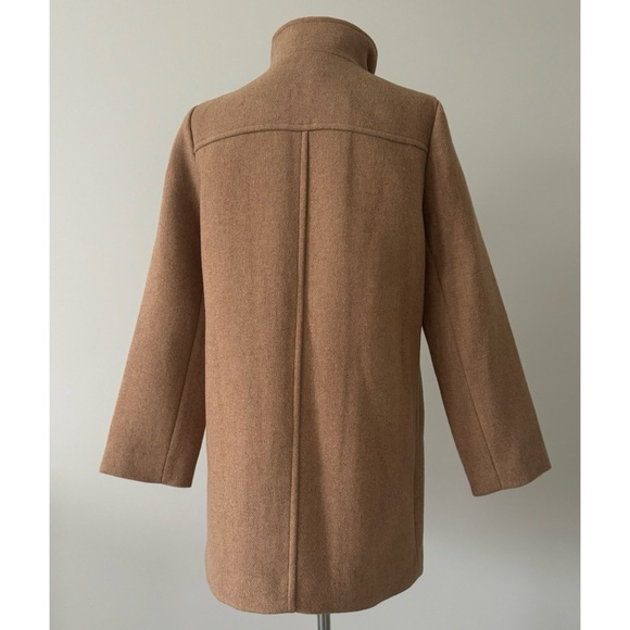J.Crew Factory Button-Neck City Coat - Picture 9 of 11